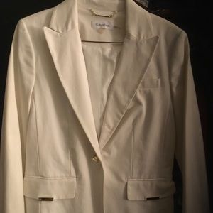 White Spring Calvin Klein Jacket/blazer